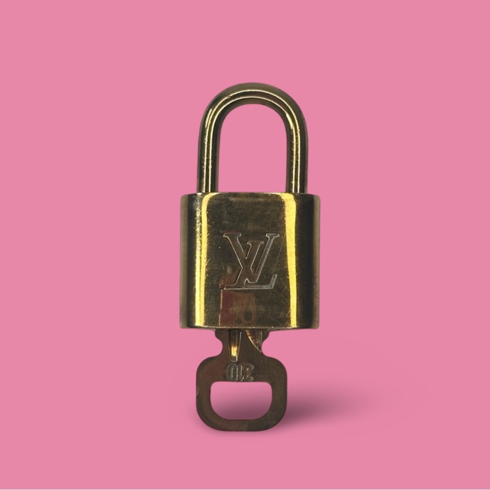 Louis Vuitton Gold Lock and Key #310